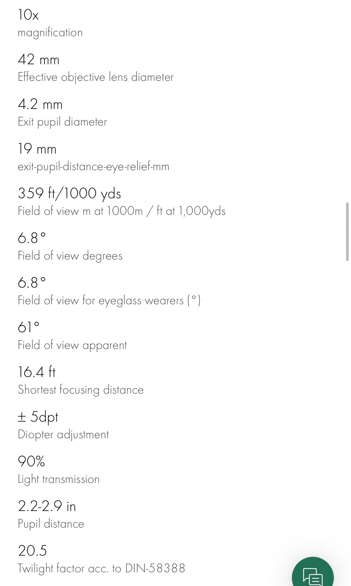 Swarovski EL Range 10x42 Rental