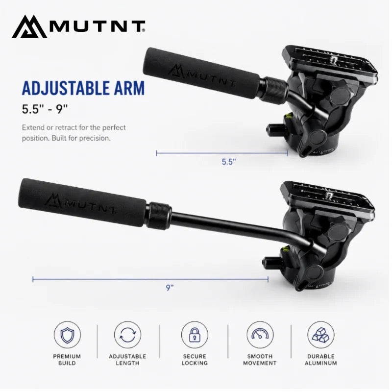 MUTNT Gear FH-6 Precision Fluid Head